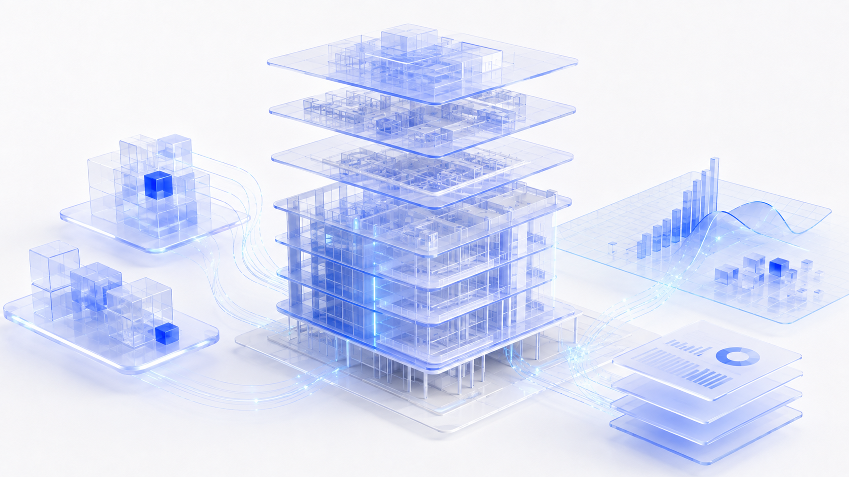 BIM 算量与造价指标大数据平台 项目视觉图